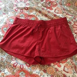 Red with Star detail Patagonia Shorts